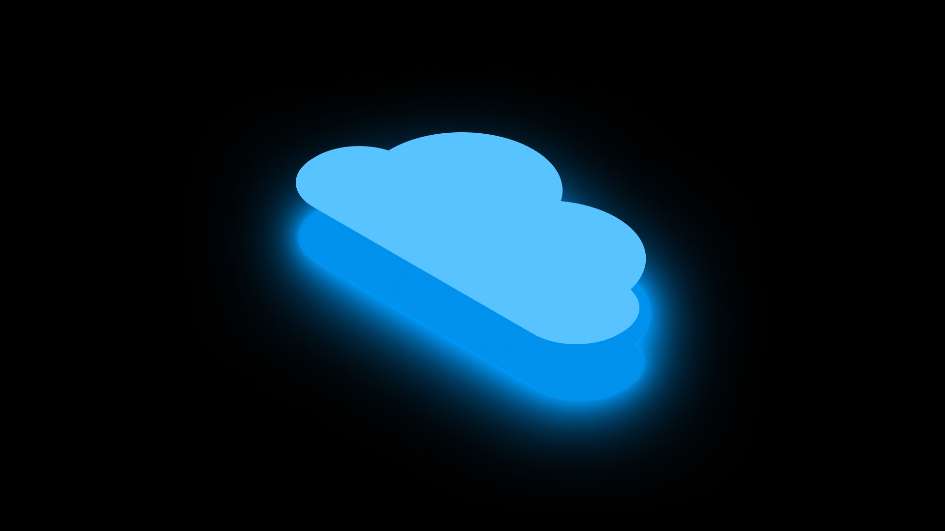 Símbolo de almacenamiento en la nube, indicando servicios de almacenamiento en línea.